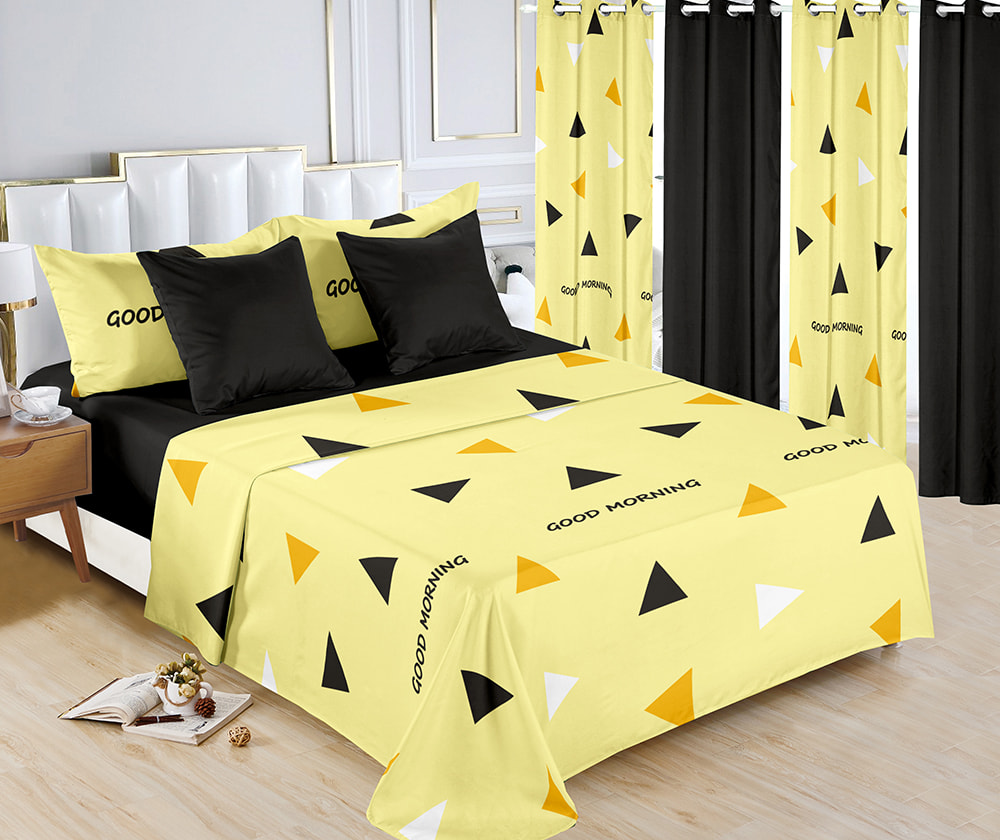 طقم ملاءات مزدوجة الجوانب مكون من 10 قطع